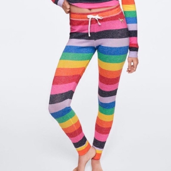 PINK Victoria's Secret Other - Victoria's Secret PINK Rainbow Sleep Bottom SOLD